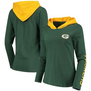 Green Bay Packers Men's III 4Her by Carl Banks Women's Crossbar Pullover Hoodie G